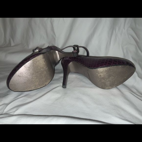 🌺 SEXY SNAKE 🐍 SKIN LOOK HEELS,DOUBLE BUCKLE 💝 - Picture 7 of 9